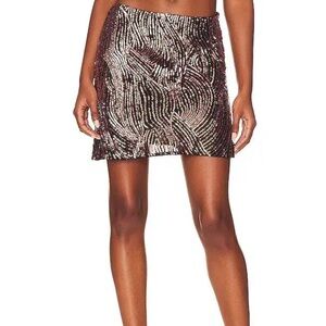 Moira Skirt in Sequin by RAYS FOR DAYS